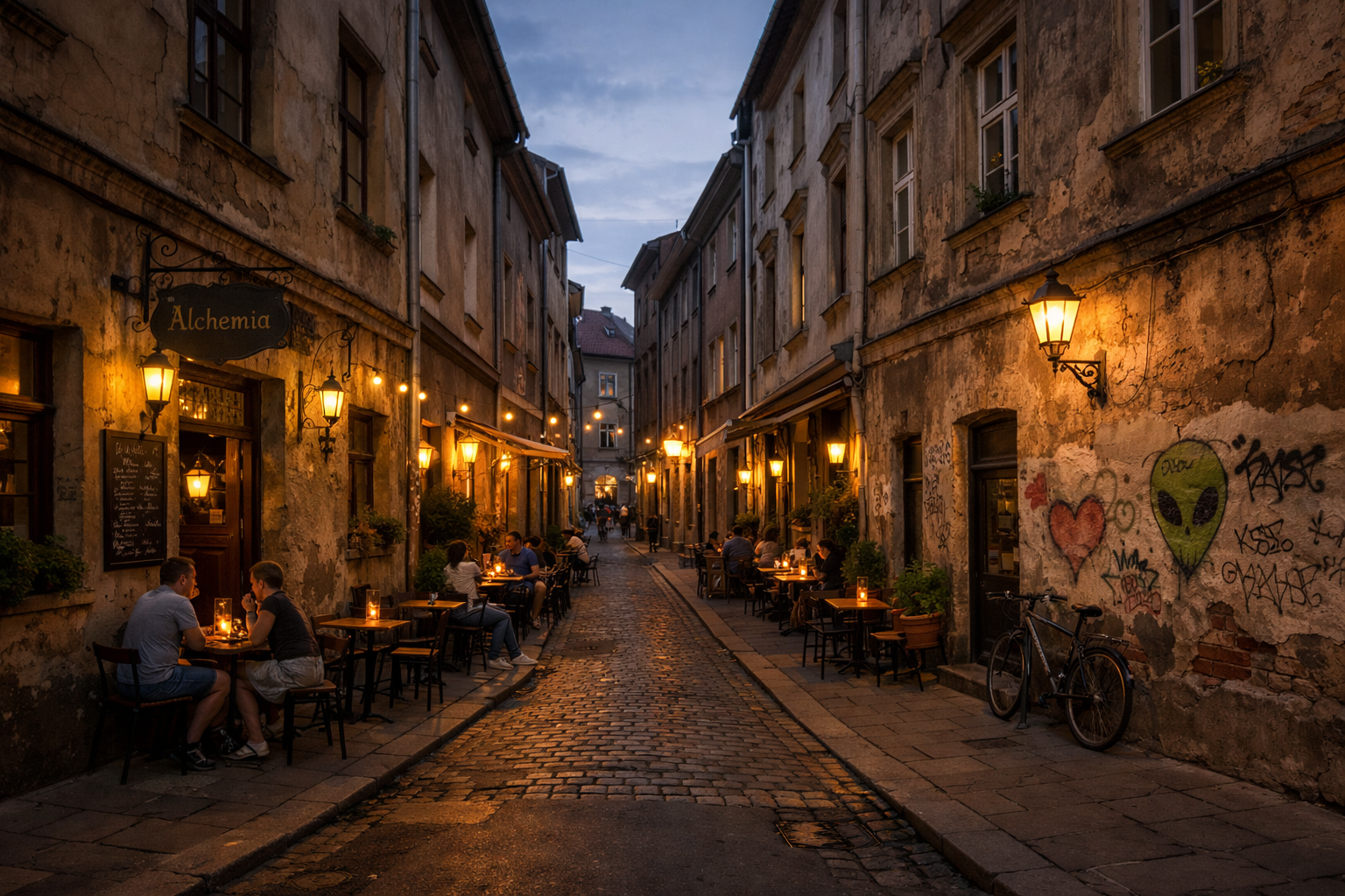 Kamienice i uliczki Kazimierza
